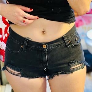 Black Levi shorts, size 26